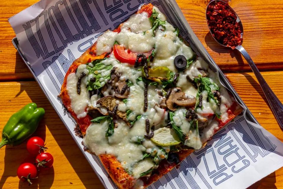 Pizza Végétarienne - 1/2 Plateau