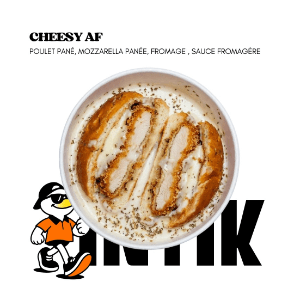 Burger Cheesy Af Poulet Pané