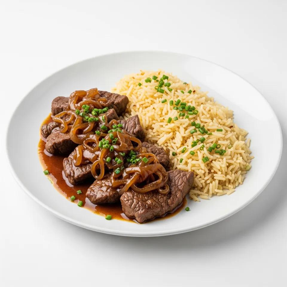 Boeuf avec Oignons