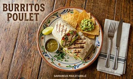 Burritos Poulet