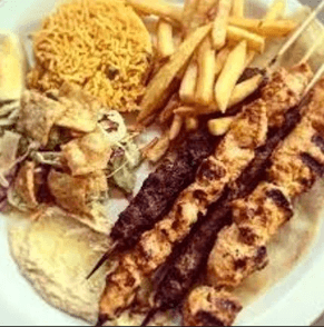 Plat Brochettes Grillé