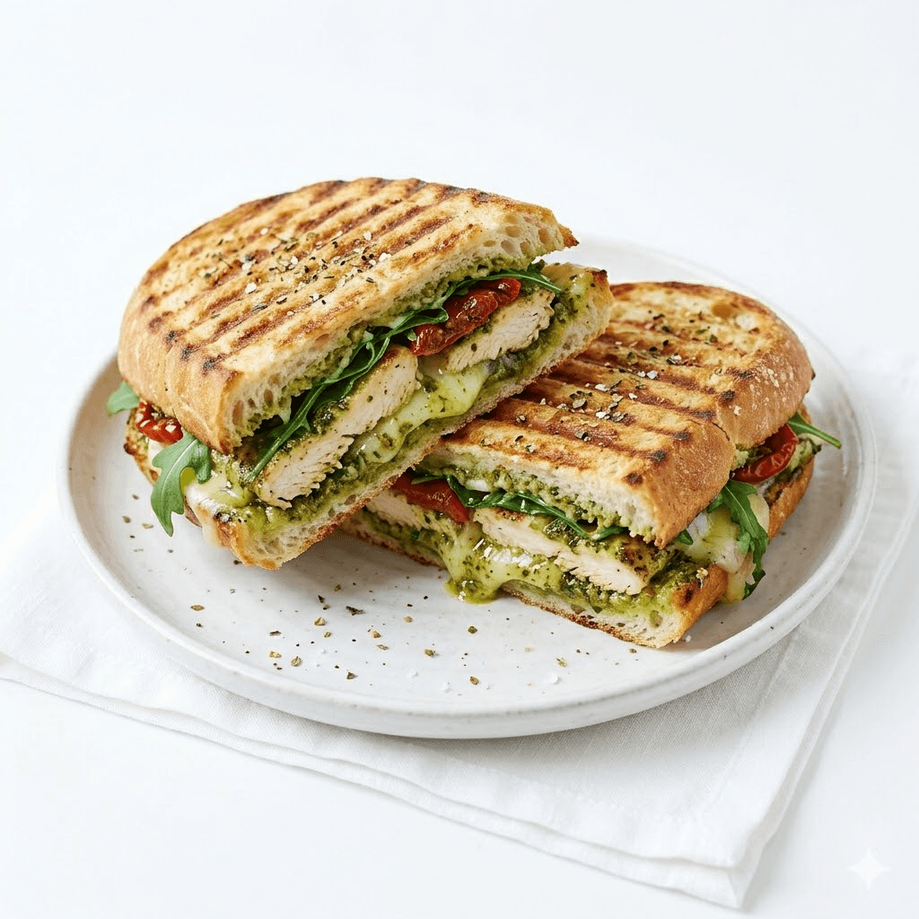 Panini Poulet Pesto
