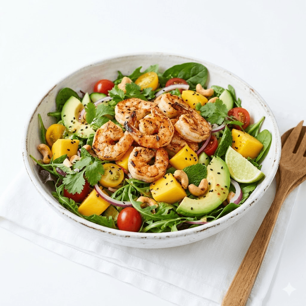 Salade Exotique Gambas