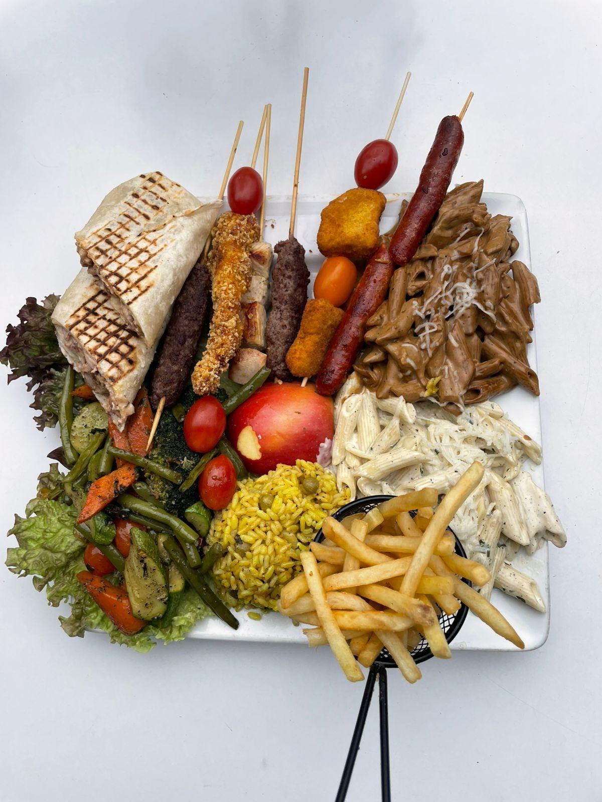 Plat Brochettes Mixtes