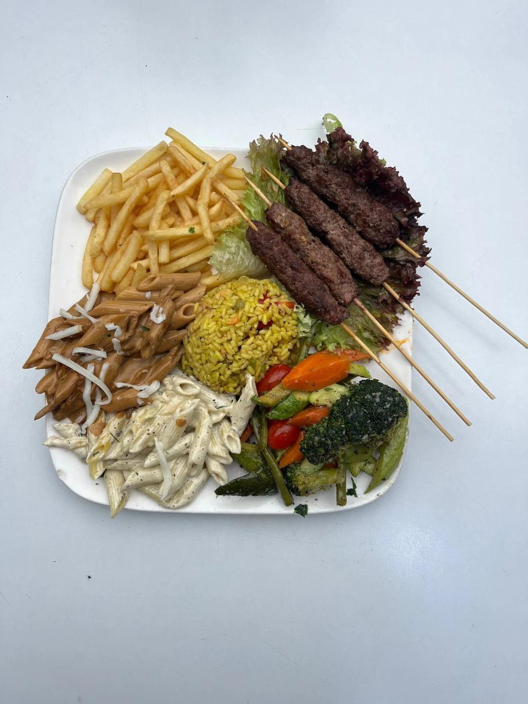 Plat Brochette Viande Hachée