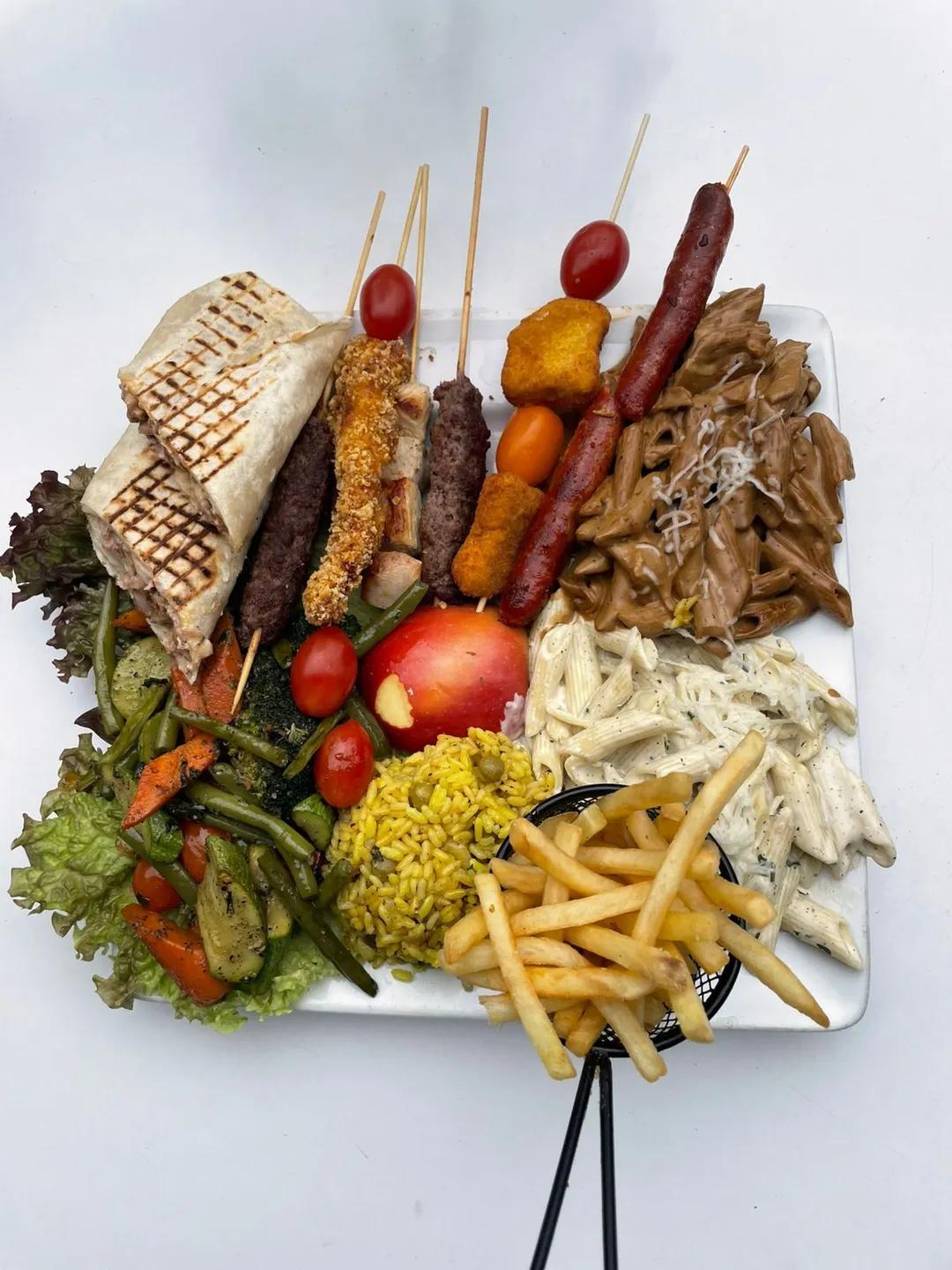 Plat Brochettes Mixtes