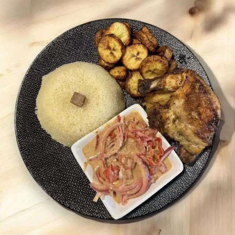 Attiéké Poulet Braisé