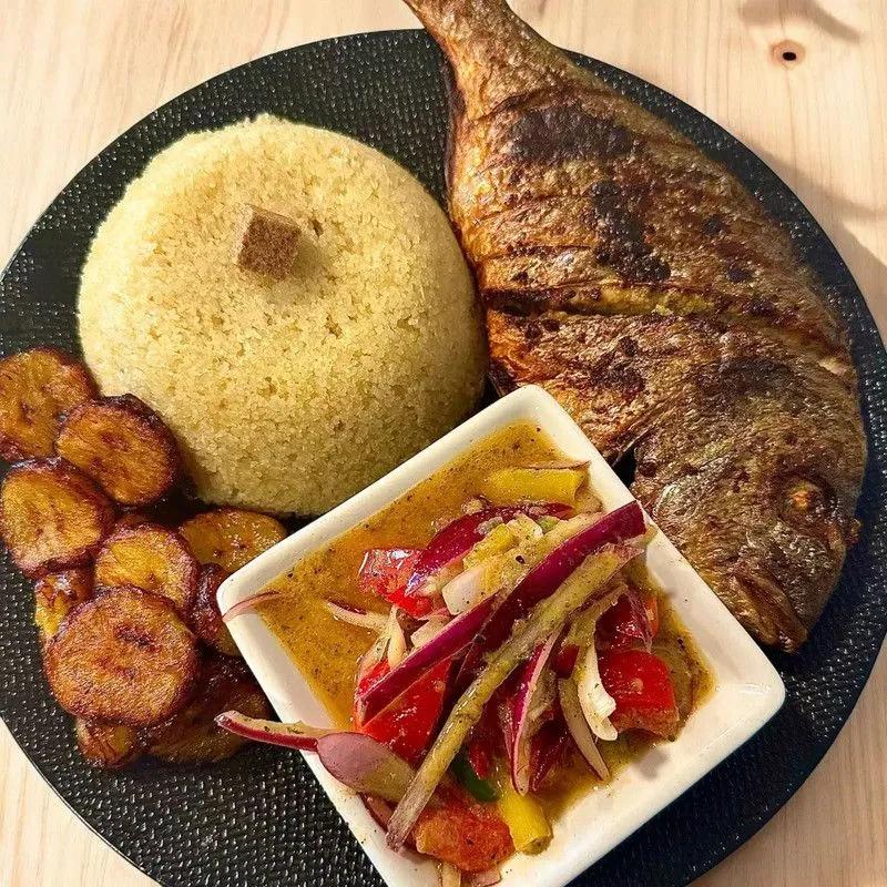 Attiéké Poisson Braisé