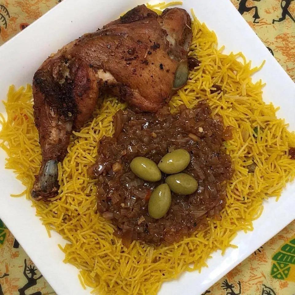 Poulet aux vermicelles