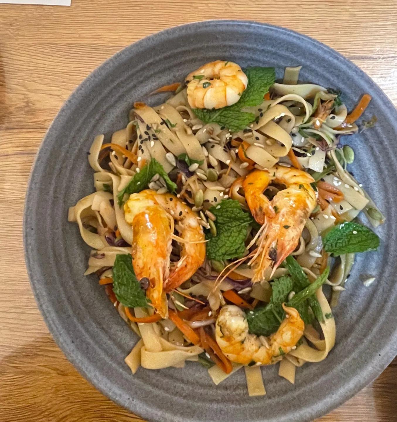 Pâtes Aux Gambas