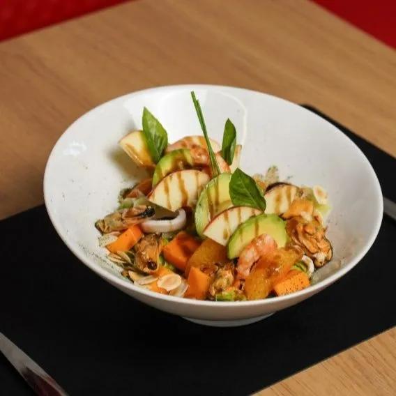 Salade Exotique Aux Crevettes
