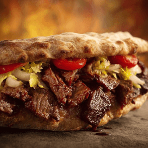 Sandwich Kababe Viande Hachee