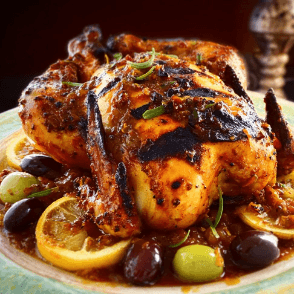 1/2 Poulet Grille A La Marocaine