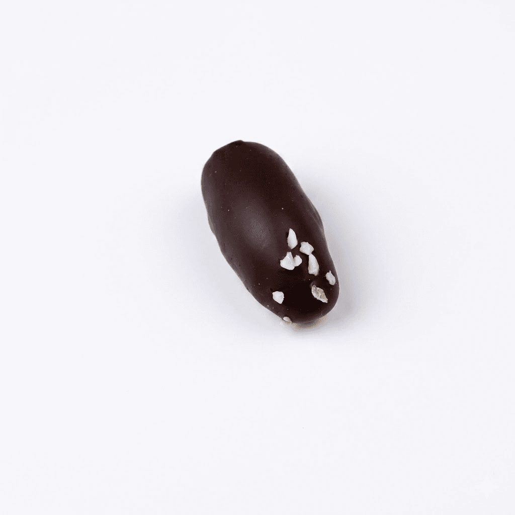 Dattes Fourrées au Nougat Enrobées de Chocolat Noir