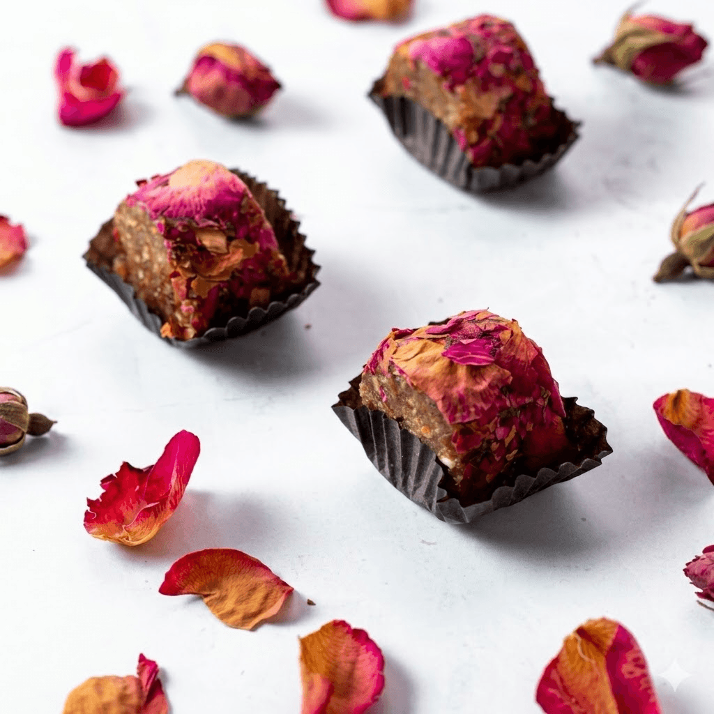 Bouchées de Dattes à la Rose