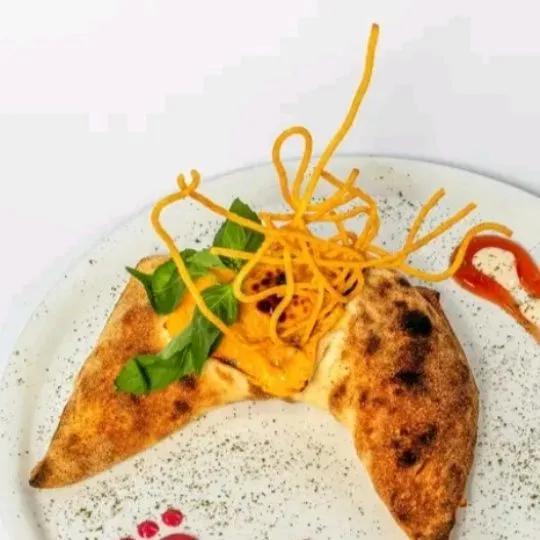 Calzon poulet champignons