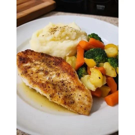 Escalope de Dinde à la crème champignons