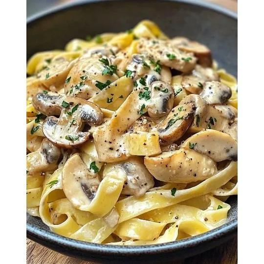Tagliatelle Poulet Champignon