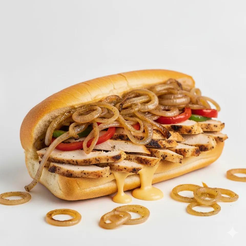 Sandwich Philly Cheese Chicken