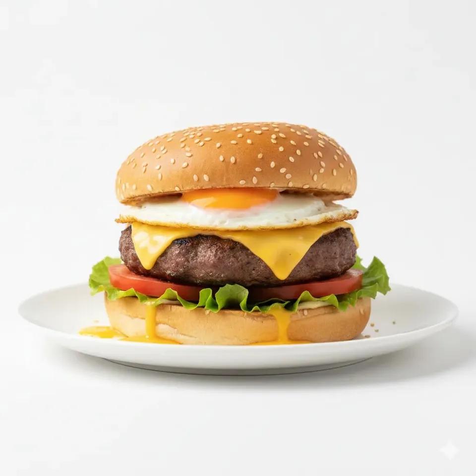 Burger Egg