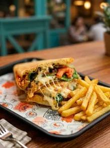 Makloub Poulet pané