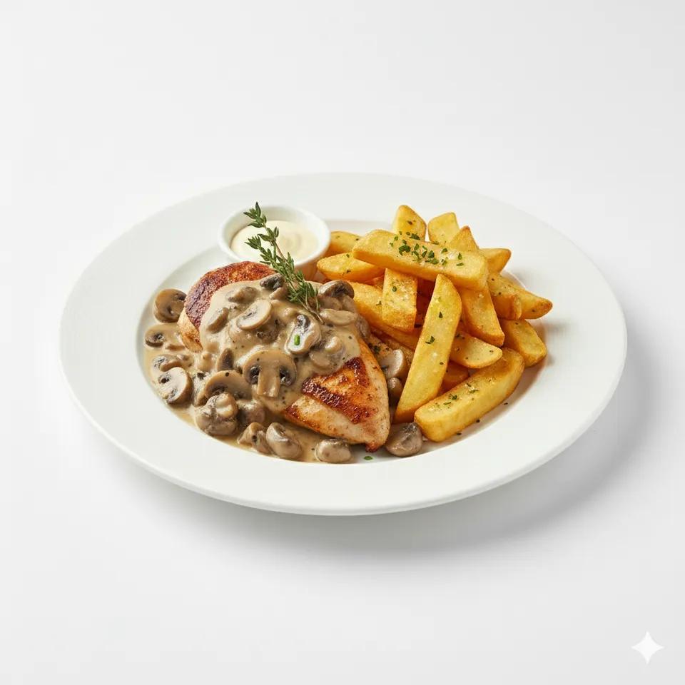 Escalope with Mushrooms