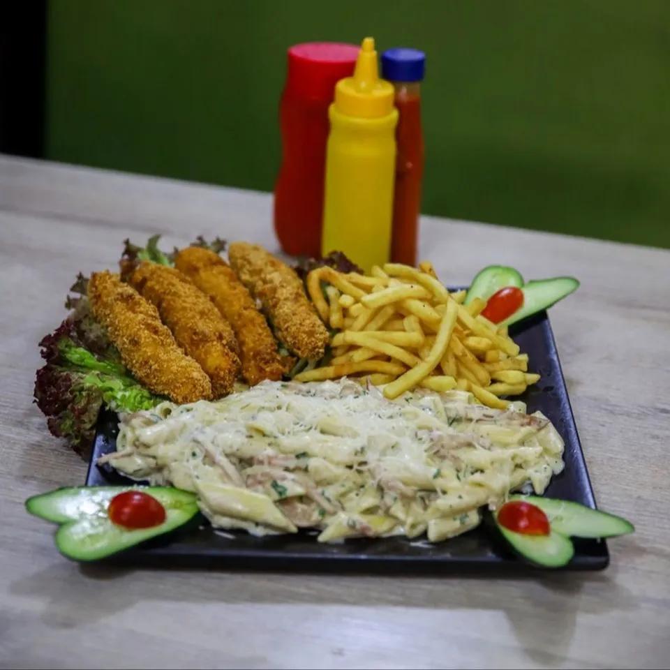 Chicken carbonara