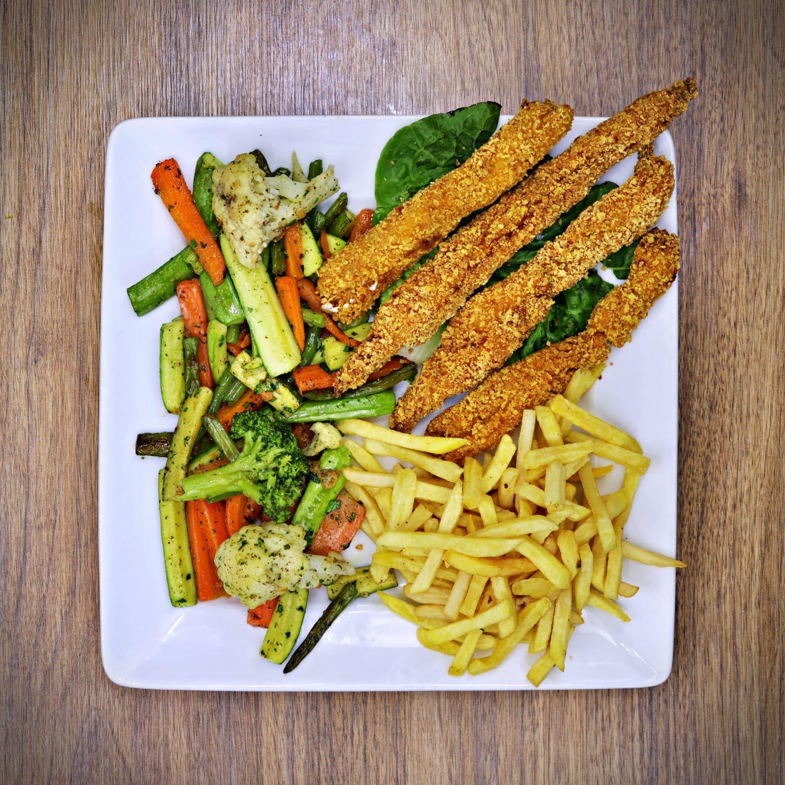 Plat Chicken Légumes Sautés