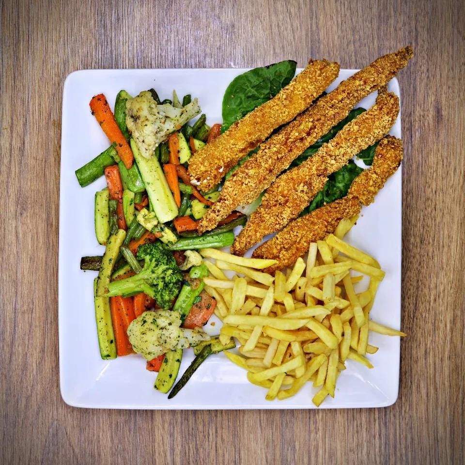 Plat Chicken Légumes Sautés