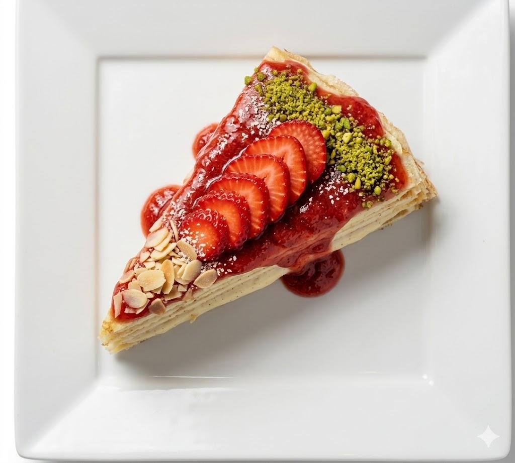 Crusty Strawberry Crepe
