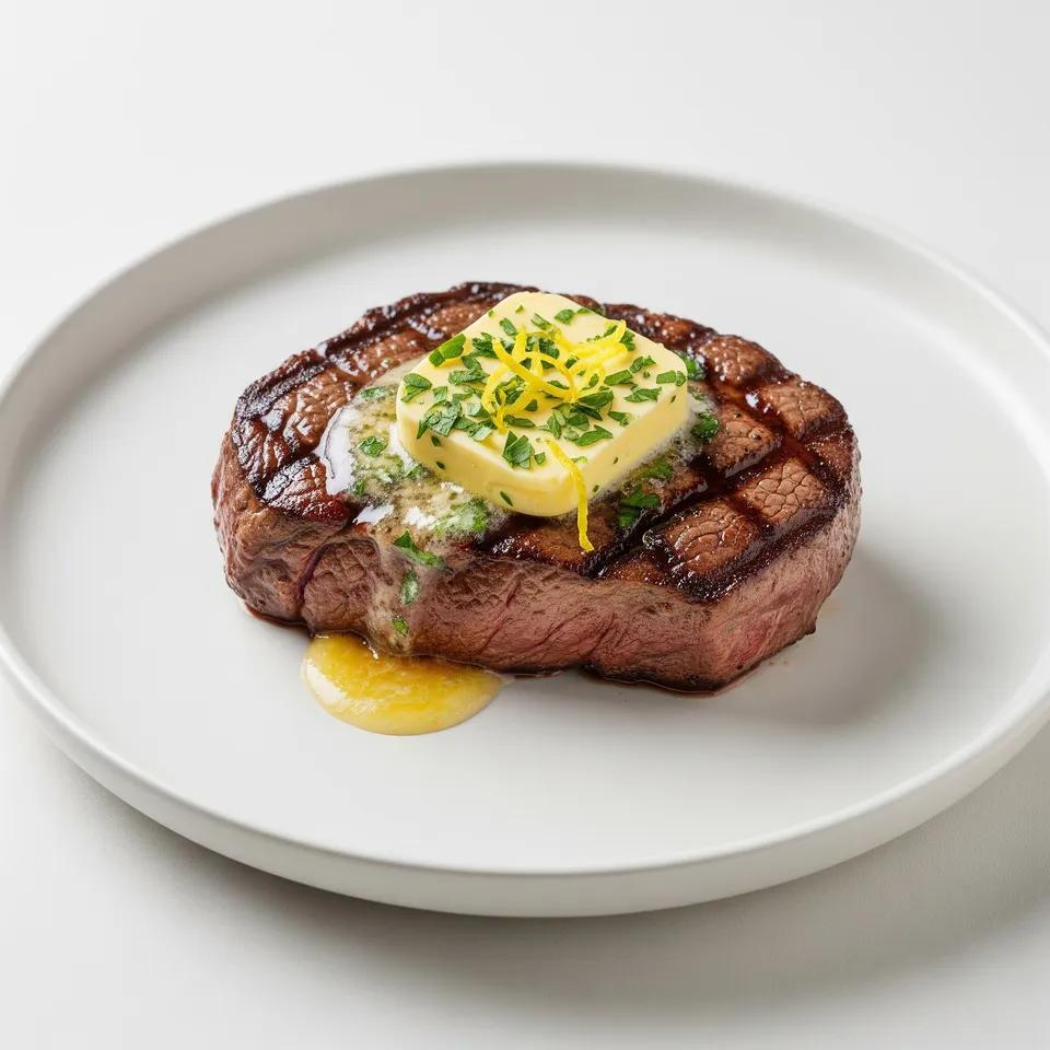 Plat Steak Beurre Maître d’Hôtel