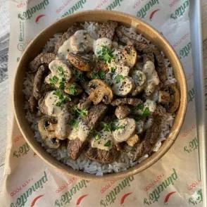 Rice Bowl Emincée de Bœuf Champignons