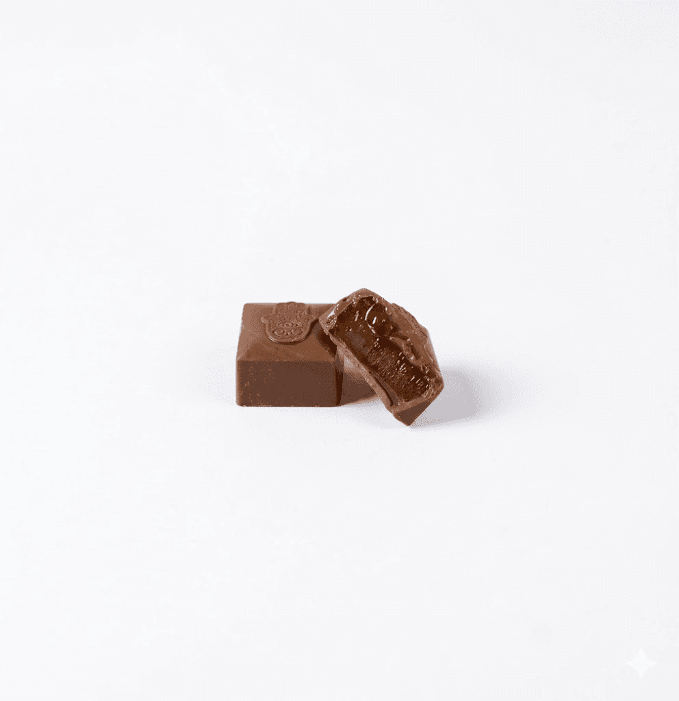 Chocolat au lait ganache au lait
