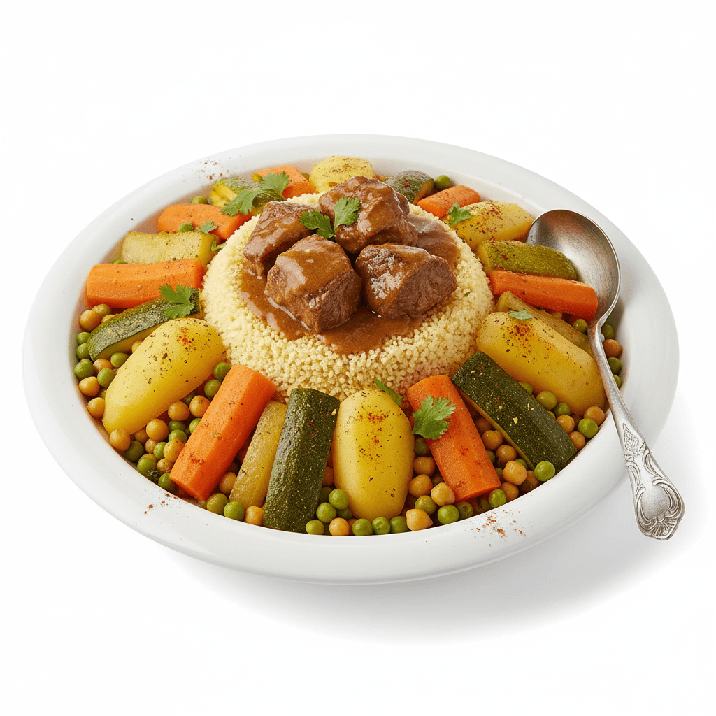 Couscous Veau LÃ©gumes