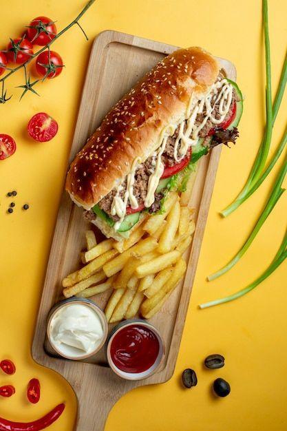 Sandwich Viande HachÃ©e