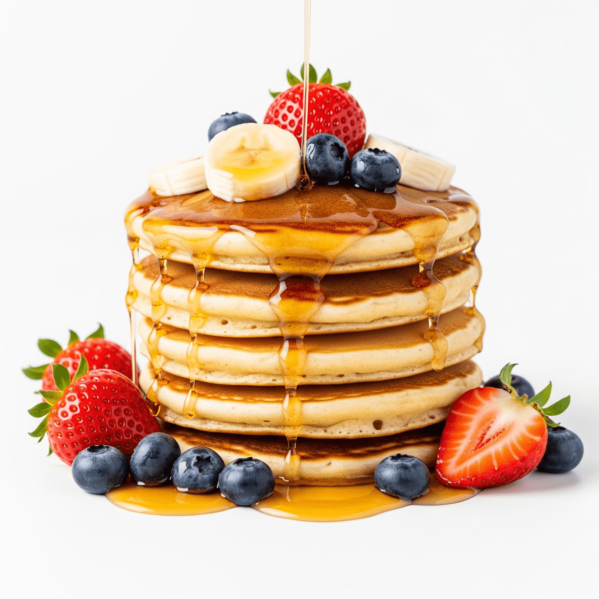 Pancakes Sirop D'Ã‰rable & Fruits
