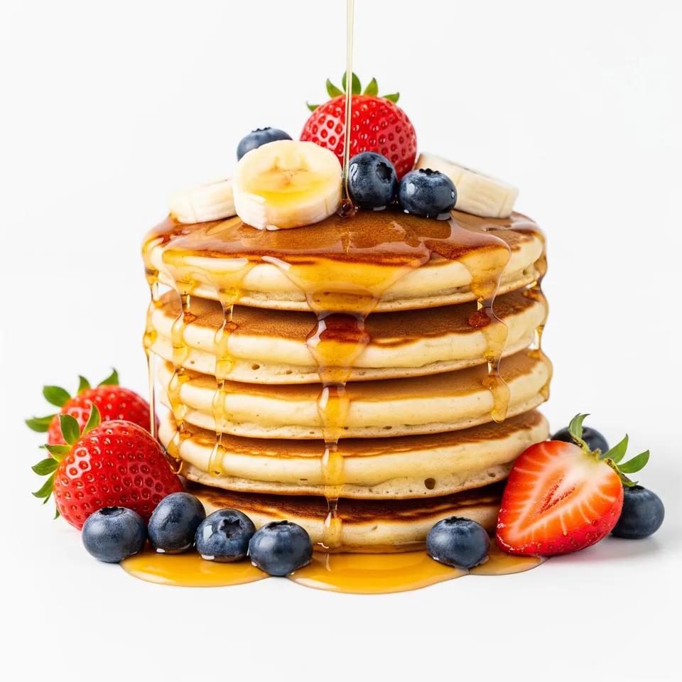 Pancakes Sirop D'Ã‰rable & Fruits