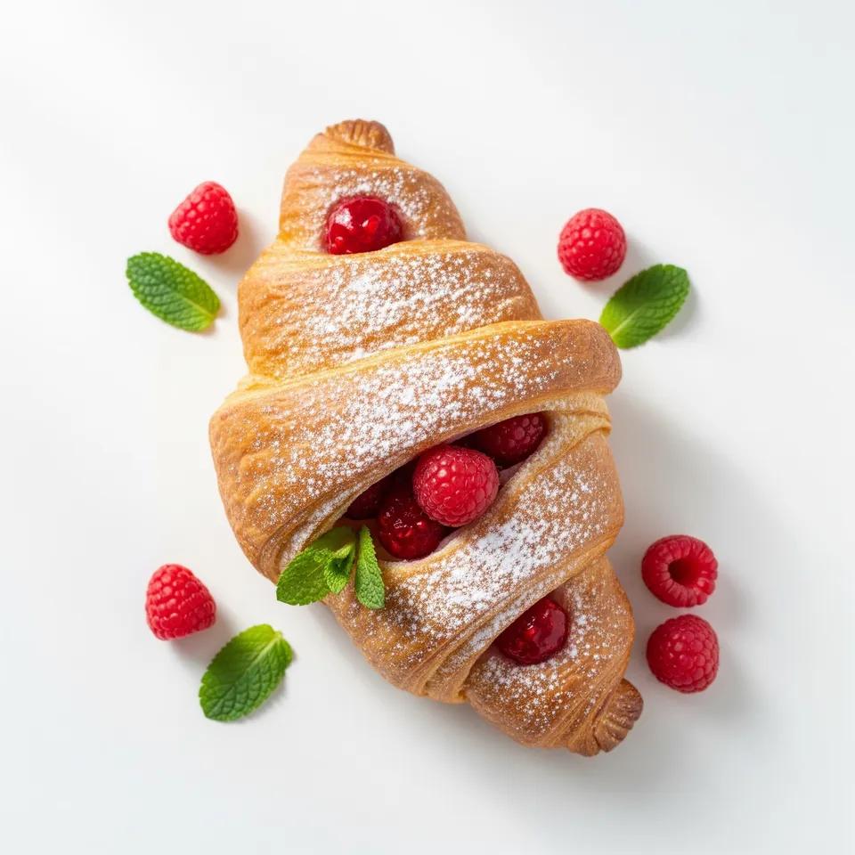Croissant FourrÃ© Ã€ La Framboise