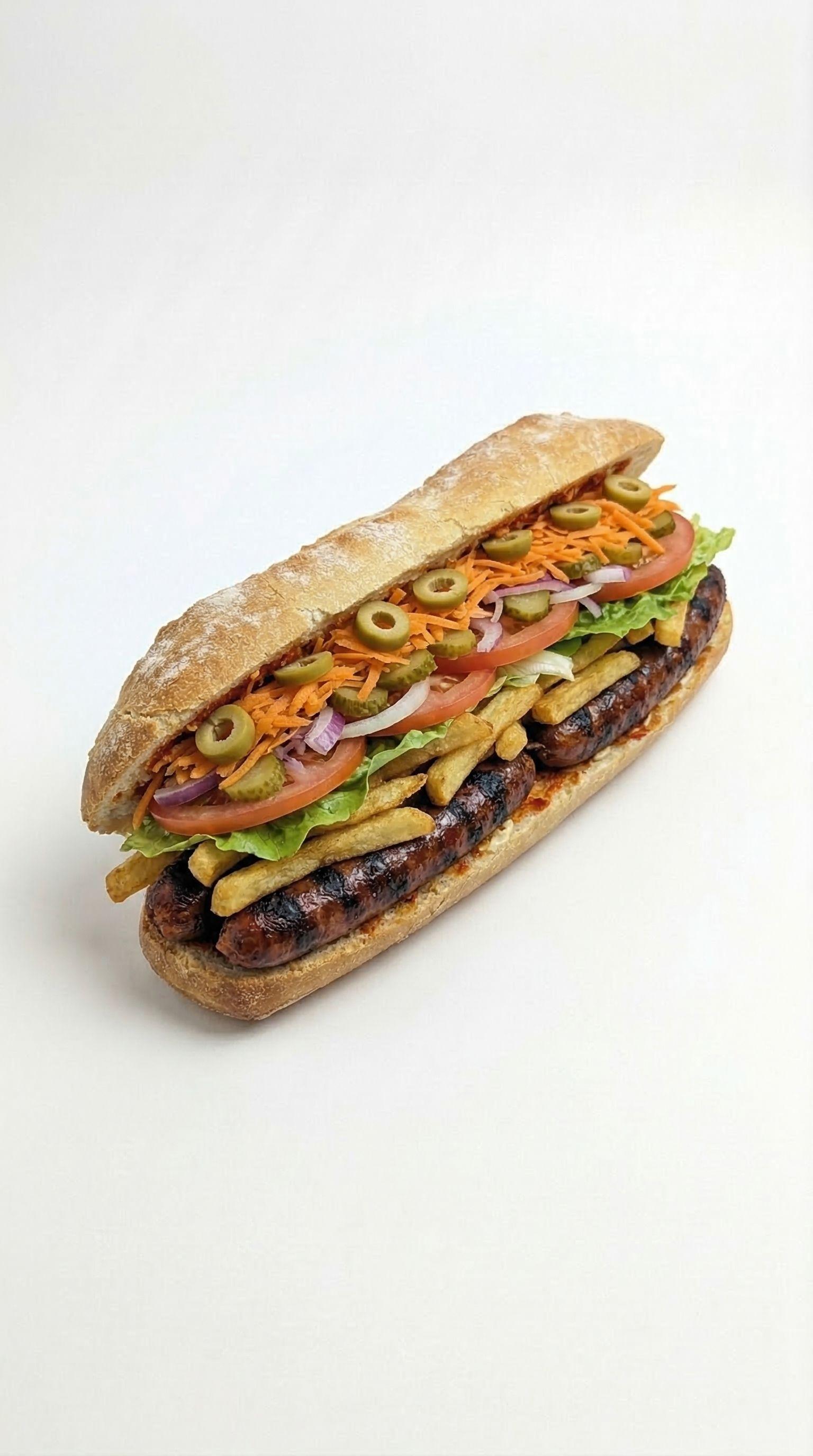 Bocadillo Francessa avec Frites
