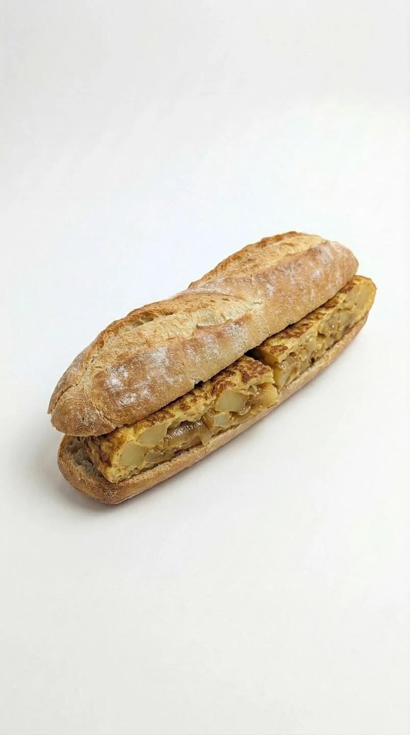 Bocadillo Tortilla avec Frites
