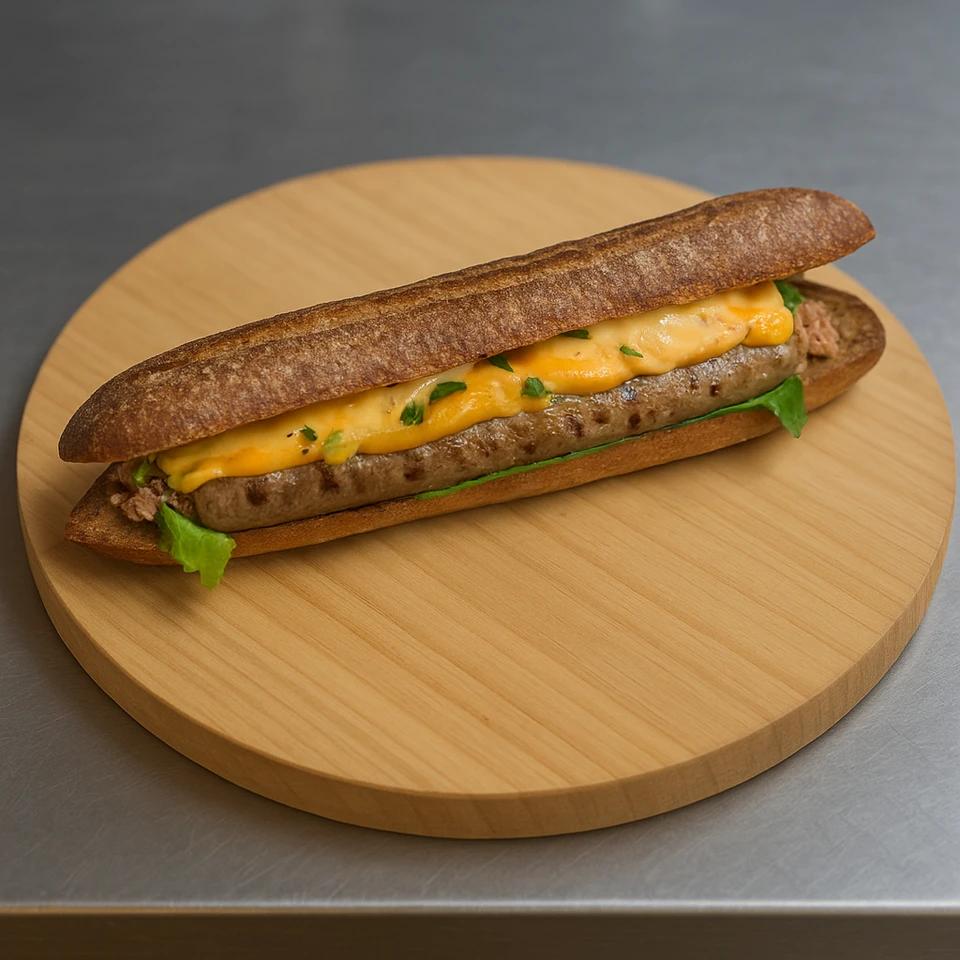 Sandwich Saucisse De BÅ“uf