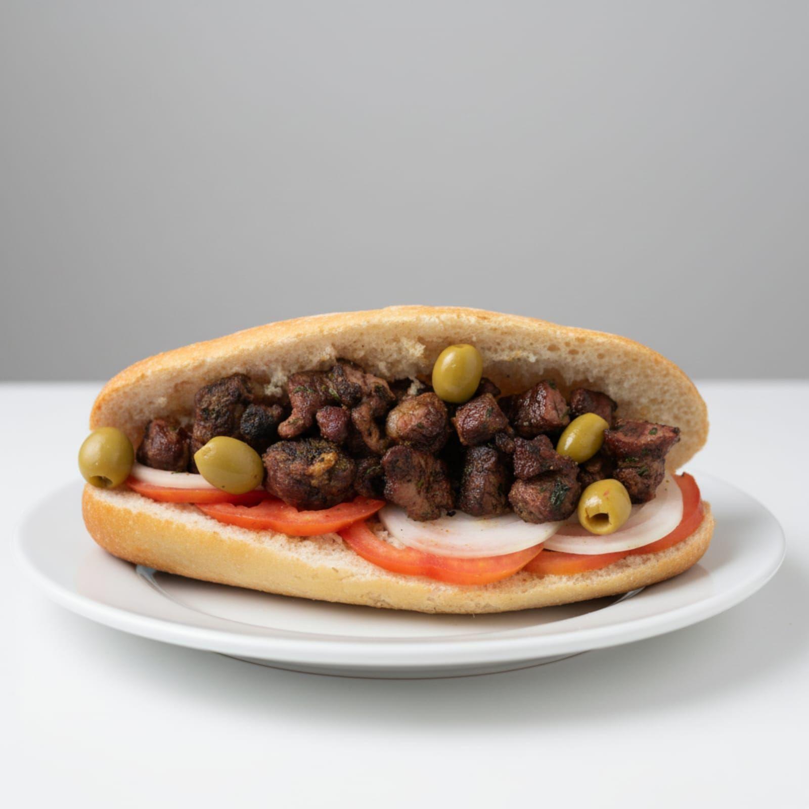 Sandwich Brochette Viande