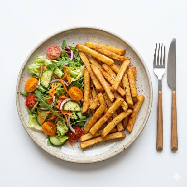 Plat Frites Salade