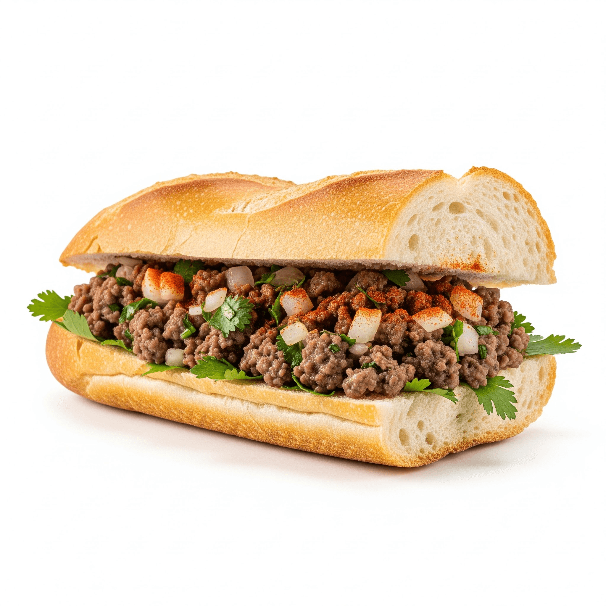 Sandwich MÃ©lange viande hachÃ©e