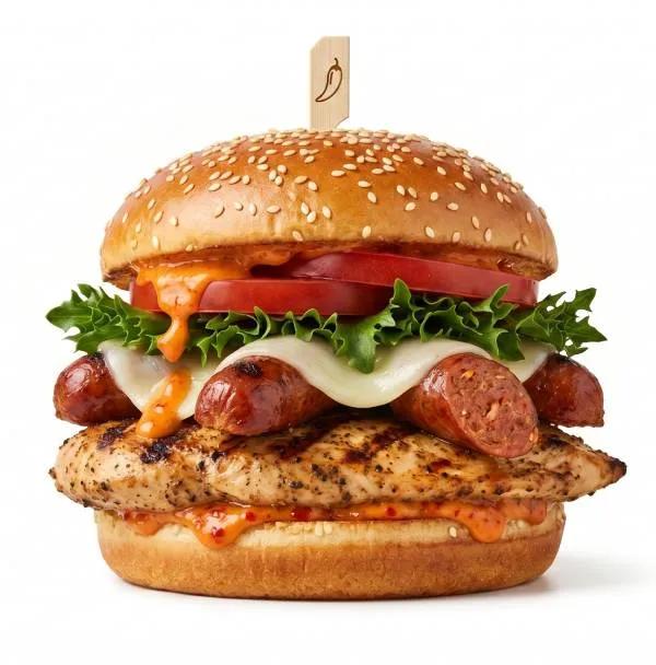Chicken Oriental Burger