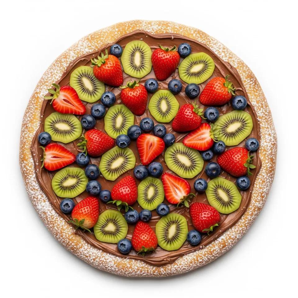 Pizza Nutella Fruits de Saison
