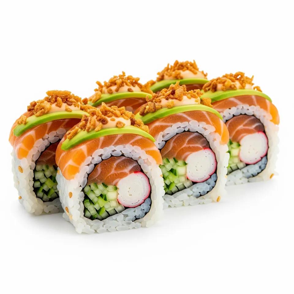 Crunchy Futomaki Saumon (5 PiÃ¨ces)