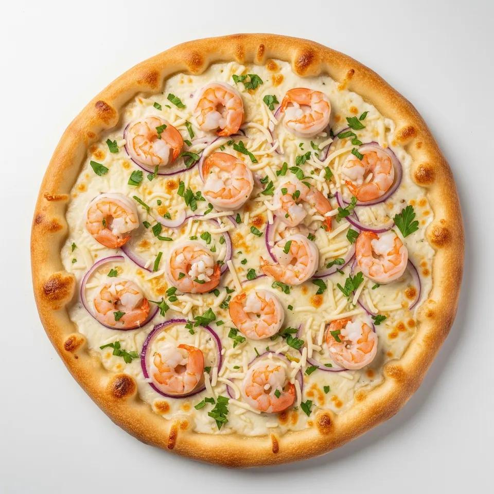 Pizza Crevette Sauce Blanche