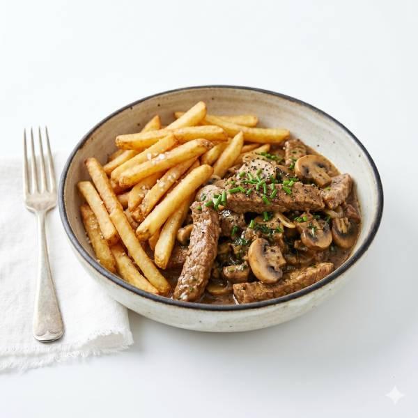Plat d'Ã©mincÃ© de viande