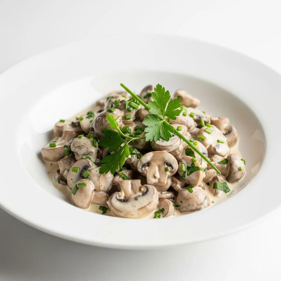 PoÃªlÃ©e de Champignons Frais CrÃ©meux